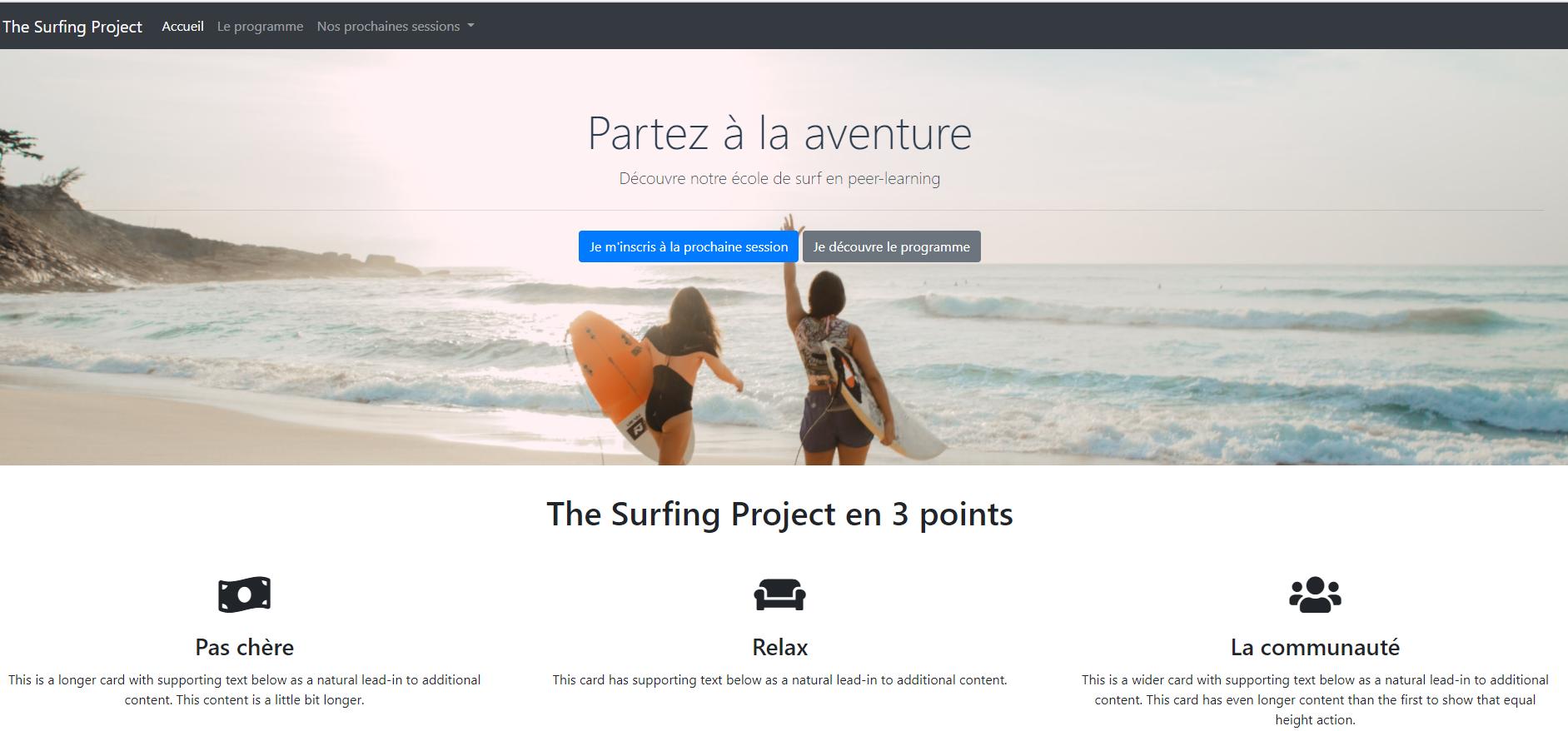 surfing project